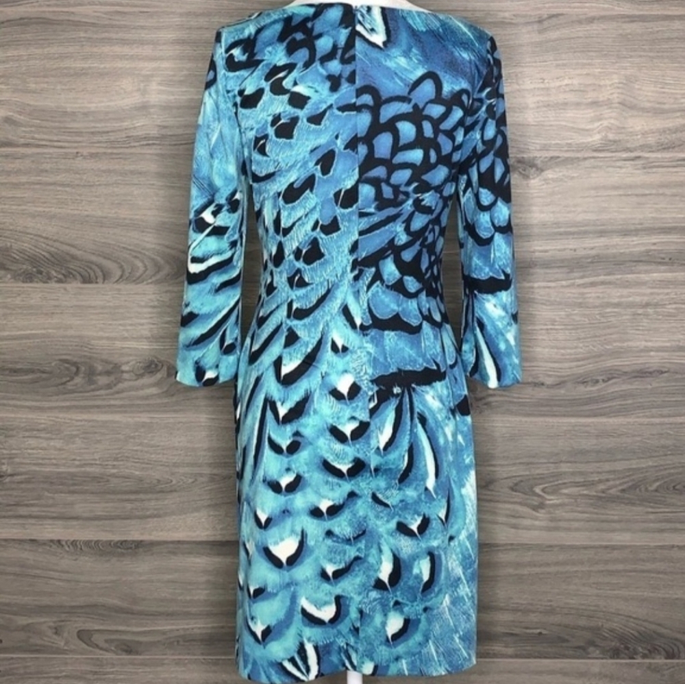 Jessica Simpson Peacock Dress Women’s size 2 - Picture 2 of 4